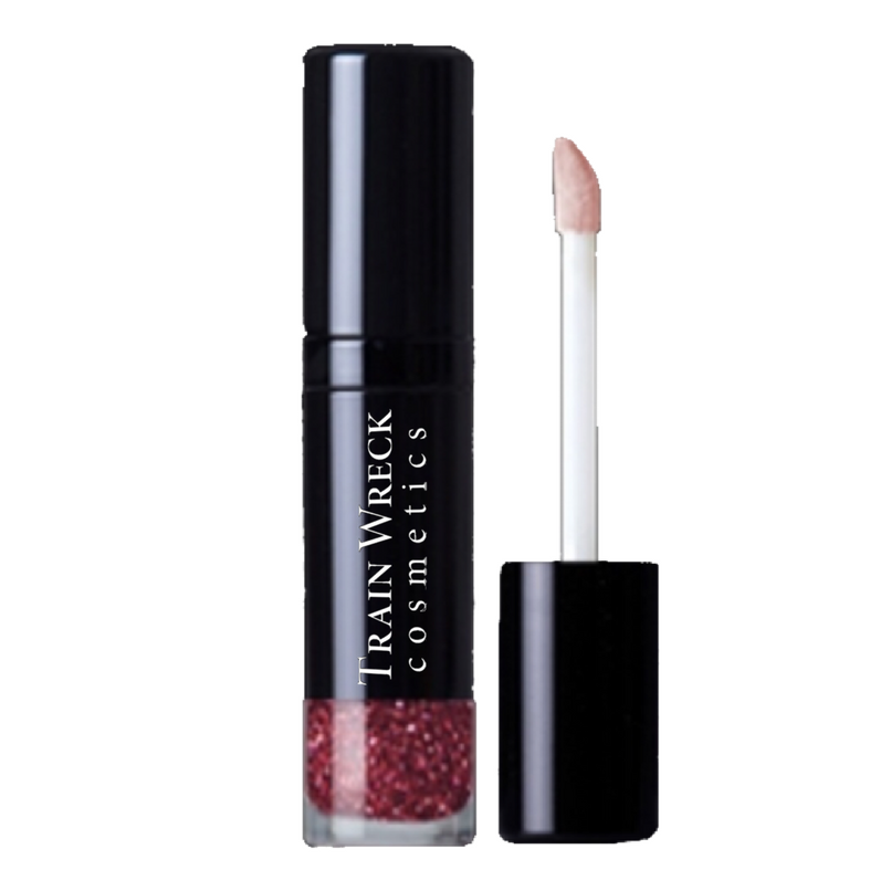 Train Wreck Cosmetics Glitter Lipgloss.  Put your moves on with this high-shine, action packed, star of the show!