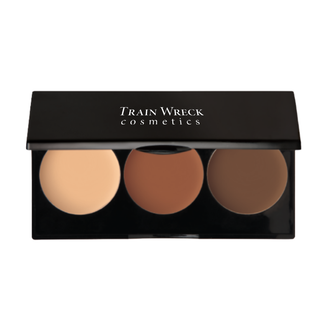 Train Wreck Cosmetics Revolutionary Contour Makeup Palette Trio